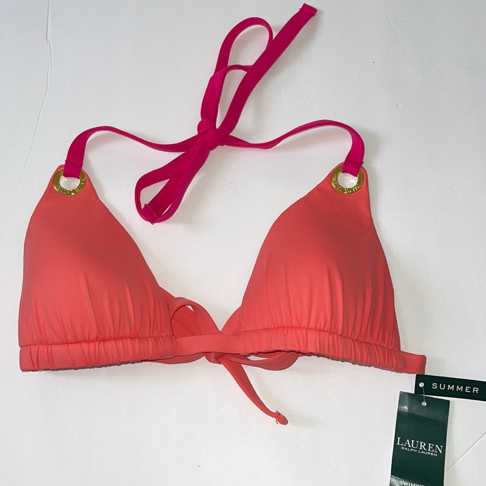 Ralph Lauren Swimsuit Bikini Top Swim Separates Sz 4 XS Small New 4/$25